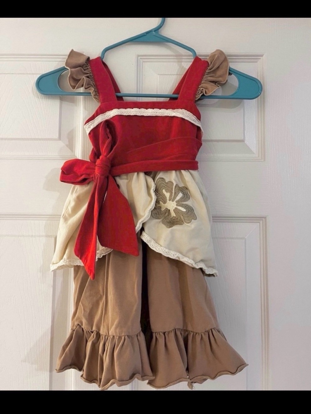 Only Little Once Moana Twirl Dress 4T Like New